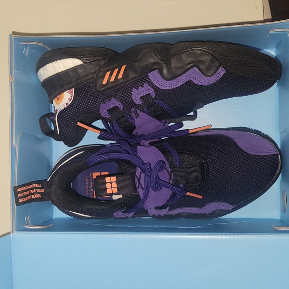 Adidas 2022 Trae Young 1 'Black Team College Purple' - Picture 2 of 8